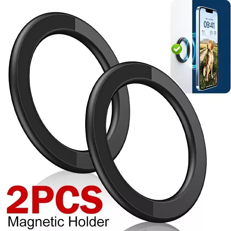 Phone Accessories - ที่ยึดโทรศัพท์มือถือแบบแม่เหล็ก MagSafe พร้อมกาวแม่เหล็กแรงสูง สำหรับติดผนัง ใช้ได้กับโทรศัพท์มือถือ แท็บเล็ต