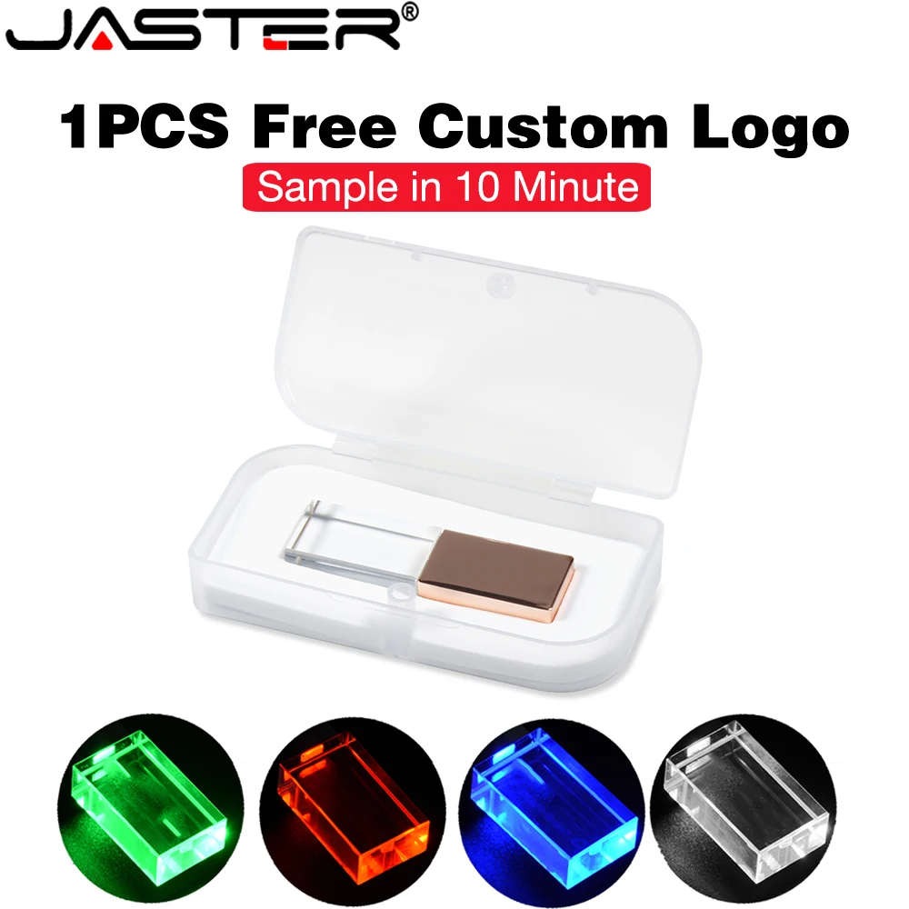 Led Flash Case - LED สีแดง USB 3.0 แฟลชไดรฟ์ 128GB