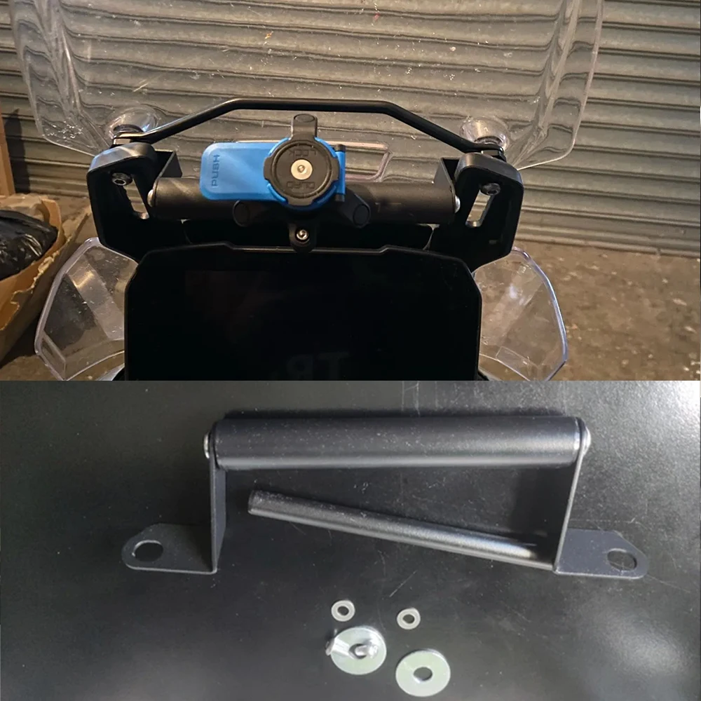 Quality Phone Accessories - อุปกรณ์เสริมมอเตอร์ไซค์ขายึดที่จับโทรศัพท์มือถือนำทาง GPS สำหรับ Triumph Tiger 900