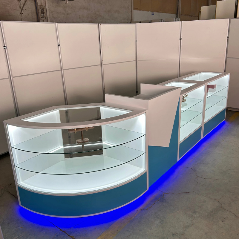 Phone Accessories Shop Design - ออกแบบตกแต่งภายในร้านโทรศัพท์มือถือสมัยใหม่ ตู้โชว์อุปกรณ์อิเล็กทรอนิกส์ โต๊ะ ตู้โชว์อุปกรณ์เสริมโทรศัพท์