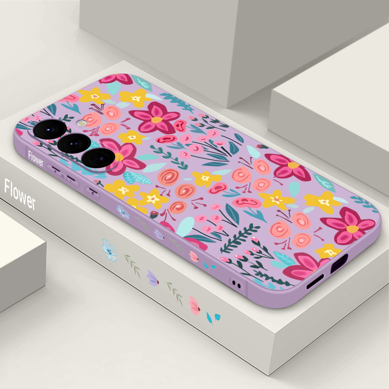 Phone Accessories Samsung - ดอกไม้ลายดอกไม้เคสโทรศัพท์สำหรับซัมซุงกาแล็กซี่ A57 A17 A56 A16 A55