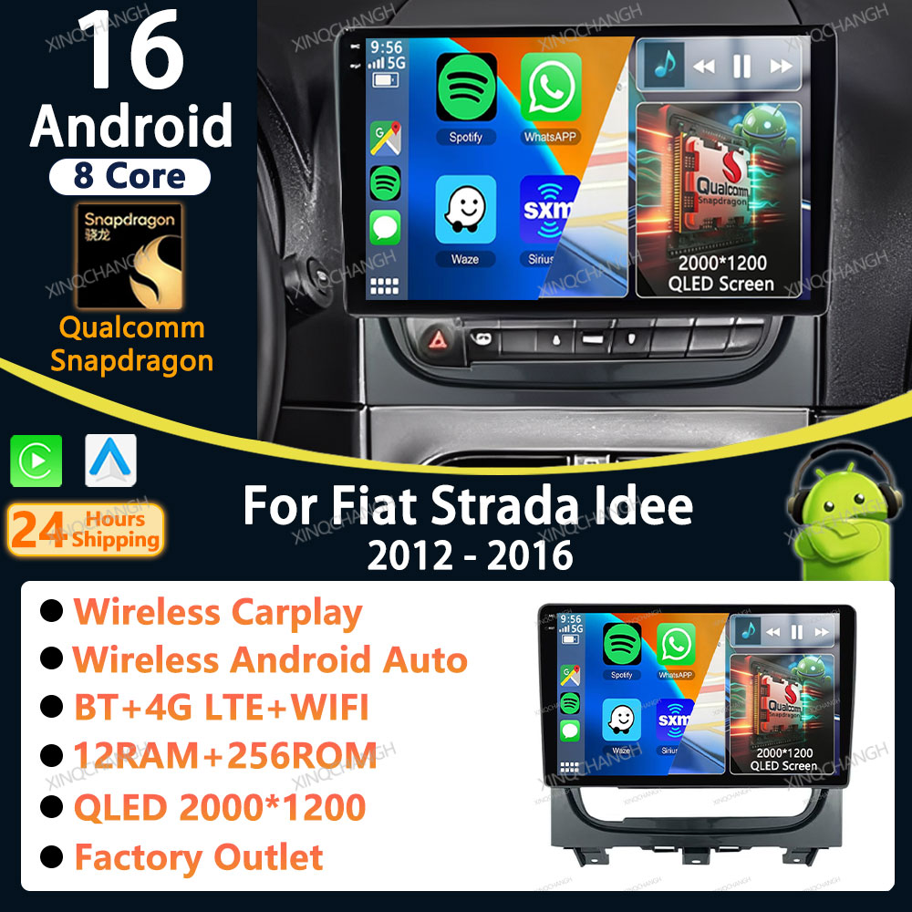 Phone Accessories Ideas - วิทยุติดรถยนต์ Android 16 รองรับ Carplay สำหรับ