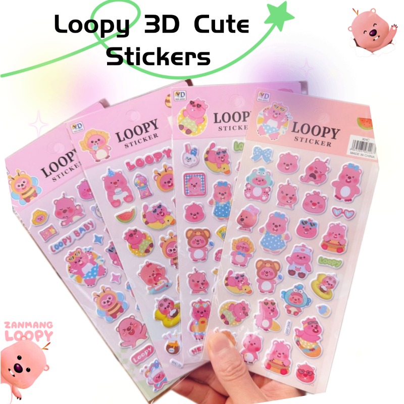 Phone Accessories Diy - สติกเกอร์โฟม 3 มิติ ลายโปโรโร น่ารัก สไตล์การ์ตูน