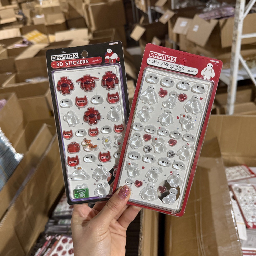 Phone Accessories Diy - สติกเกอร์คริสตัลนูน 3 มิติ ลายเบย์แม็กซ์ จากเรื่องบิ๊กฮีโร่ 6