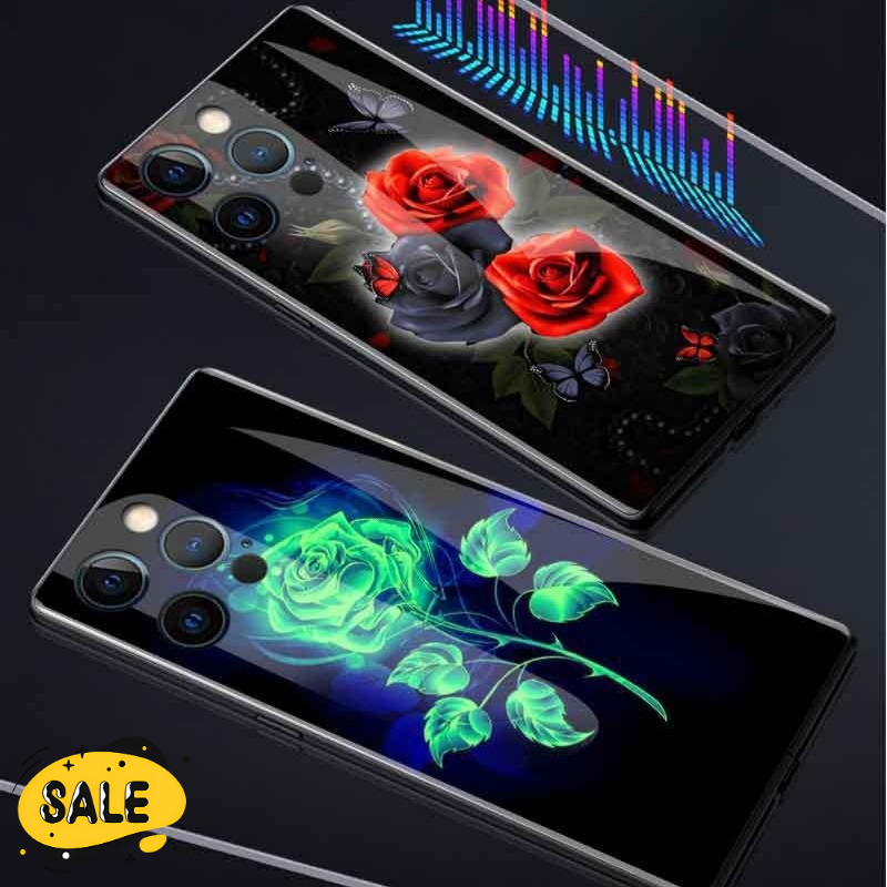Led Flash Case - แฟชั่นหรูหราสไตล์ LED Calling Light แฟลชเคสโทรศัพท์สําหรับ Iphone