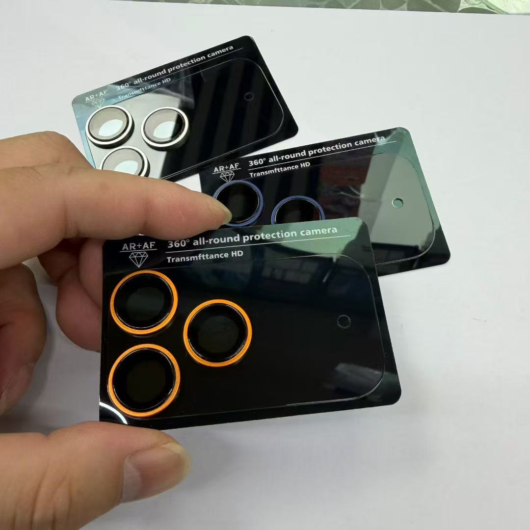 Quality Phone Accessories - ฟิล์มกันรอยเลนส์กล้องแบบคาร์บอนไฟเบอร์ สำหรับ iPhone 17 Pro Max