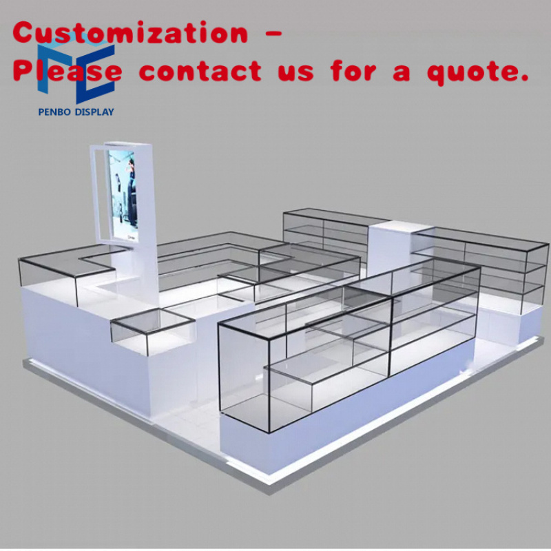 Phone Accessories Shop Design - ร้านขายอุปกรณ์ซ่อมโทรศัพท์มือถือ ออกแบบตกแต่งร้านค้า ตู้โชว์สินค้า ชั้นวางสินค้า ออกแบบตามสั่ง ขาย