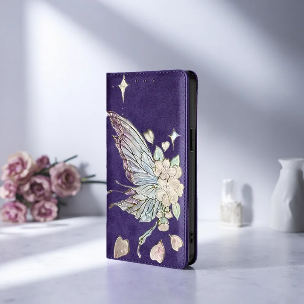 Phone Accessories Samsung - เคสหนังพับแม่เหล็กแบบมีสีสัน สำหรับ Samsung Galaxy S26 Ultra