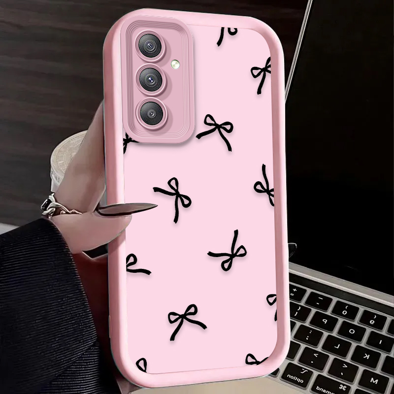 เคสลายโบว์รูปหัวใจสีดำสำหรับ S - Phone Accessories Samsung บทวิจารณ์และราคา