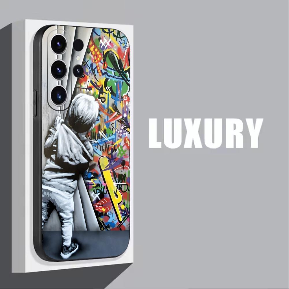 Banksy Graffiti Artเคสโทรศัพท์ - Phone Accessories Samsung บทวิจารณ์และราคา