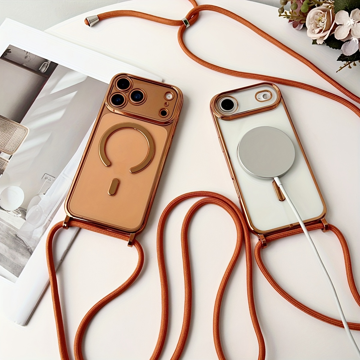 สายคล้องคอแบบหรูหราพร้อมเคสโทร - Lanyard Phone Strap บทวิจารณ์และราคา