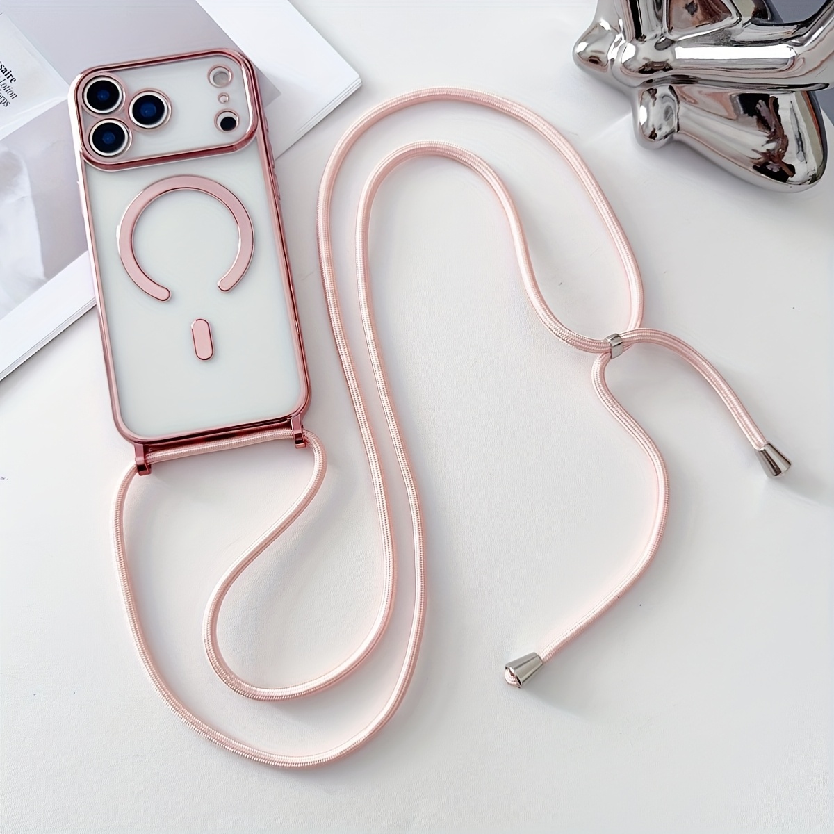 สายคล้องคอแบบหรูหราพร้อมเคสโทร - Lanyard Phone Strap บทวิจารณ์และราคา