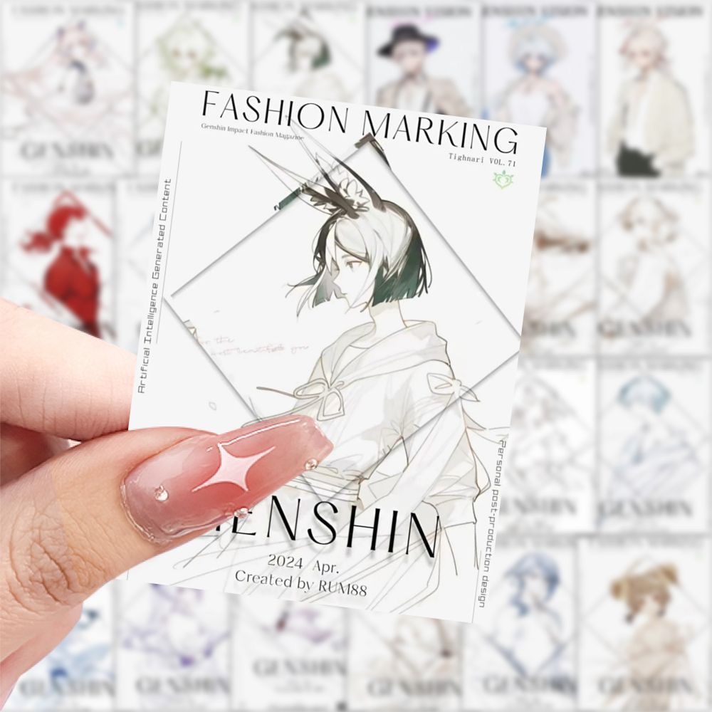 189 Genshin Impact สติกเกอร์ตั - Phone Accessories Poster บทวิจารณ์และราคา