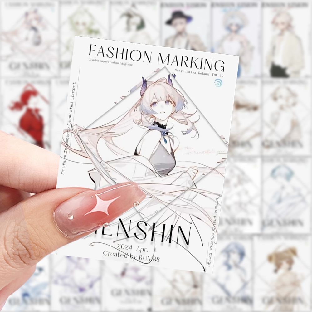 189 Genshin Impact สติกเกอร์ตั - Phone Accessories Poster บทวิจารณ์และราคา