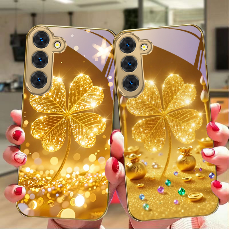เคสโทรศัพท์มือถือลายโคลเวอร์สี - Phone Accessories Samsung บทวิจารณ์และราคา
