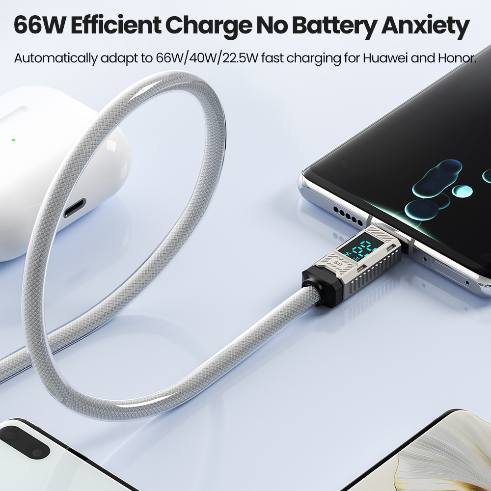 สายชาร์จเร็ว Toocki PD 66W USB - Usb Data Cable บทวิจารณ์และราคา