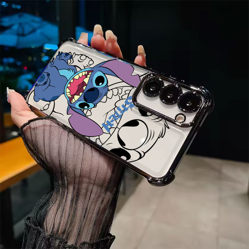เคสซิลิโคนลายเส้น Stitch สำหรั - Phone Accessories Samsung บทวิจารณ์และราคา