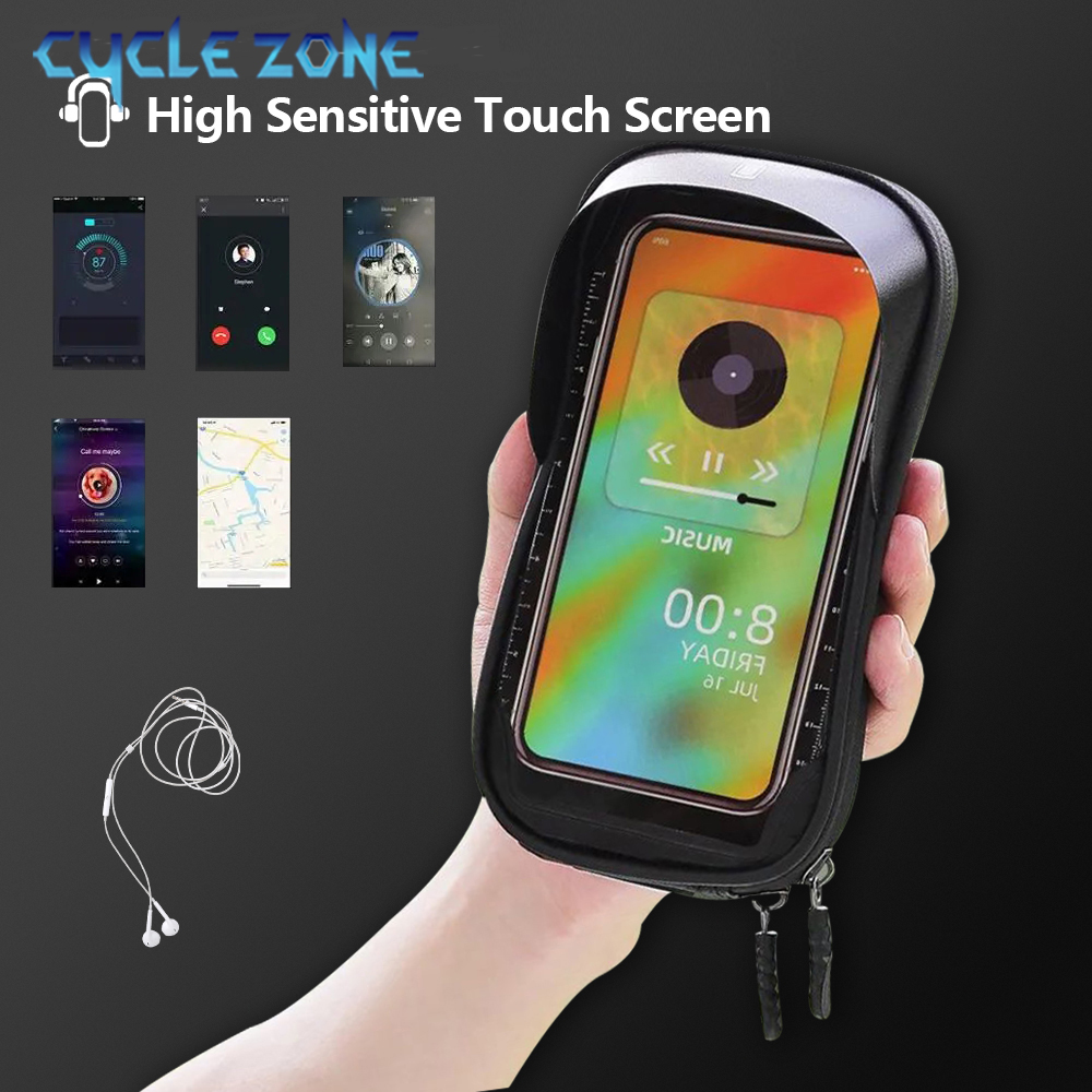 กระเป๋าจักรยานจักรยานด้านบนกรอ - Phone Zone Accessories & Repair Photos บทวิจารณ์และราคา