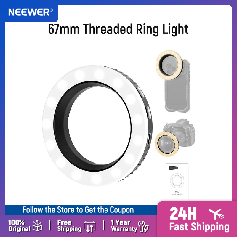 ไฟวงแหวน NEEWER Basics ขนาด 67 - Led Flash Case บทวิจารณ์และราคา