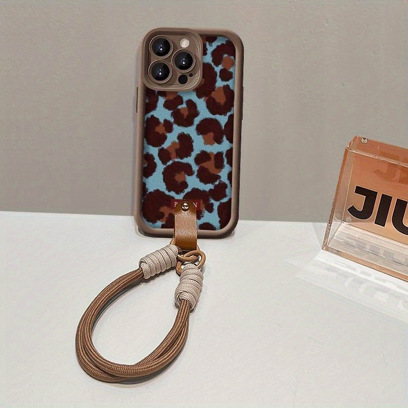 เคสโทรศัพท์ลายเสือดาวสีน้ำเงิน - Lanyard Phone Strap บทวิจารณ์และราคา