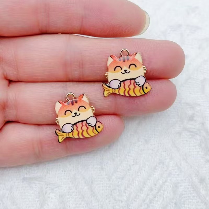 จี้โลหะผสมลายการ์ตูนแมวน่ารักก - Phone Accessories บทวิจารณ์และราคา