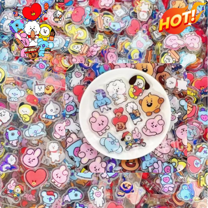 แผ่นอะคริลิค BT21 ขนาดเล็ก 100 - Phone Accessories Diy บทวิจารณ์และราคา
