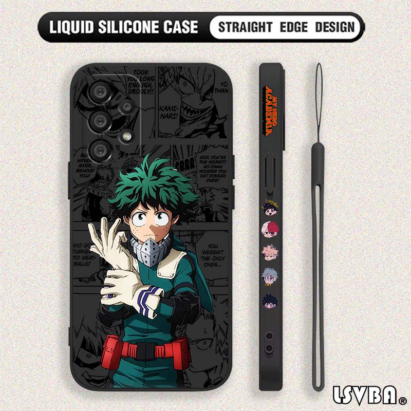เคสโทรศัพท์ลายอนิเมะ My Hero A - Lanyard Phone Strap บทวิจารณ์และราคา