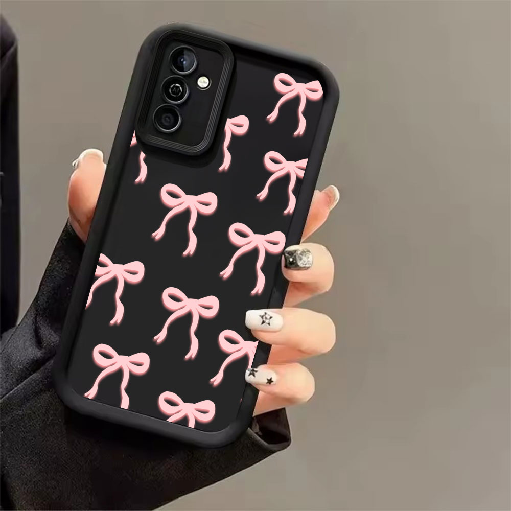 เคสโทรศัพท์ TPU นิ่มลายโบว์สีช - Phone Accessories Samsung บทวิจารณ์และราคา