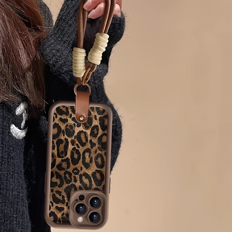เคสโทรศัพท์ลายเสือดาวพร้อมสายค - Lanyard Phone Strap บทวิจารณ์และราคา