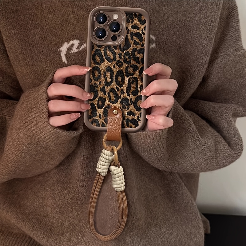 เคสโทรศัพท์ลายเสือดาวพร้อมสายค - Lanyard Phone Strap บทวิจารณ์และราคา