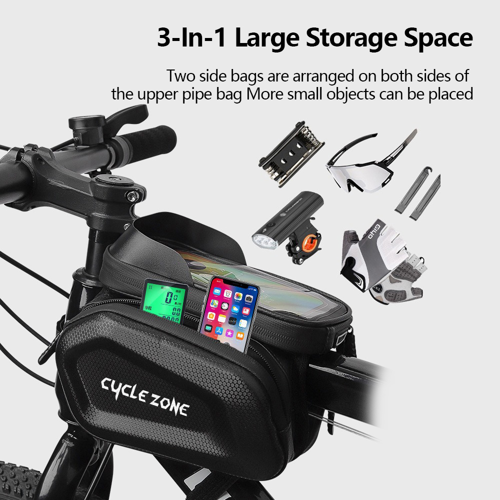 กระเป๋าจักรยานหน้าจอสัมผัสเคสโ - Phone Zone Accessories & Repair Photos บทวิจารณ์และราคา