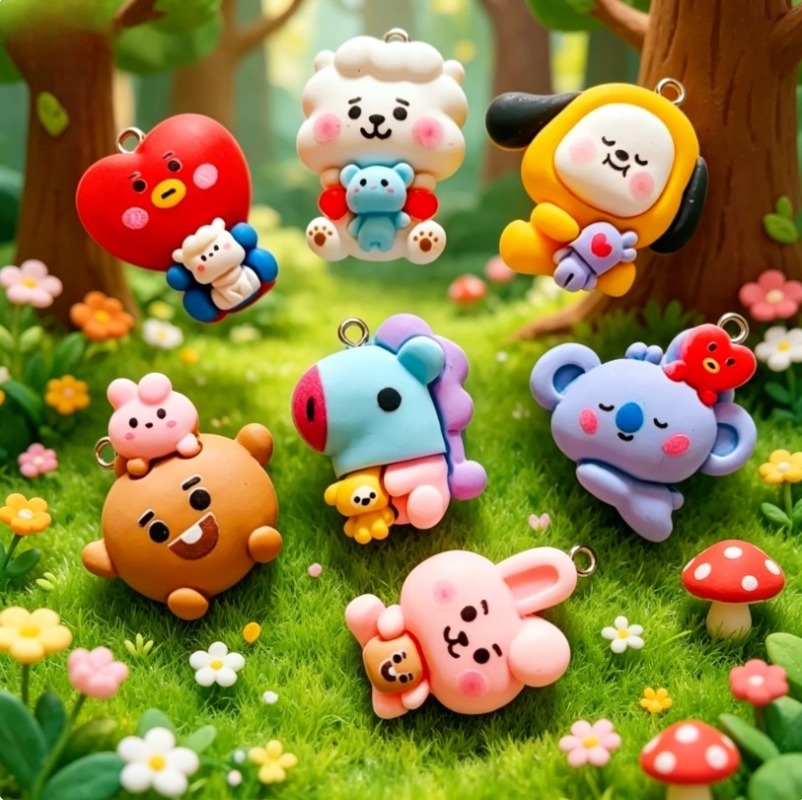 ชุด 7 ชิ้น BT21 ชาร์มการ์ตูนเร - Phone Accessories Diy บทวิจารณ์และราคา