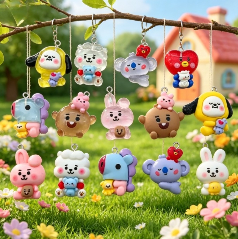 ชุด 7 ชิ้น BT21 ชาร์มการ์ตูนเร - Phone Accessories Diy บทวิจารณ์และราคา
