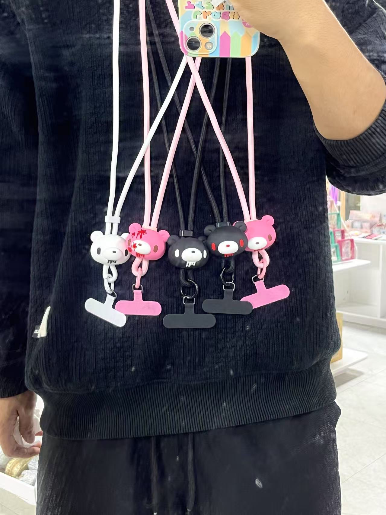สายคล้องโทรศัพท์รูปหมี 3 มิติ  - Phone Accessories Ideas บทวิจารณ์และราคา