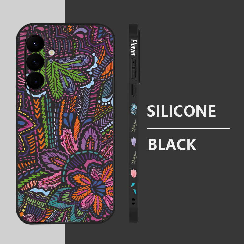 ดอกไม้ลายดอกไม้เคสโทรศัพท์สำหร - Phone Accessories Samsung บทวิจารณ์และราคา