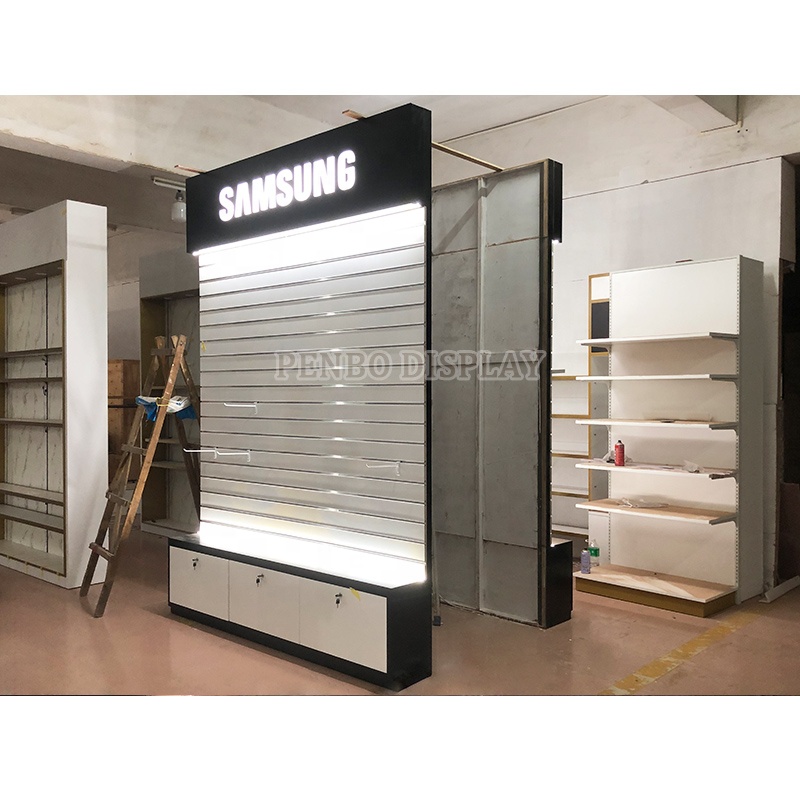 ชั้นวางโชว์อุปกรณ์เสริมโทรศัพท - Phone Accessories Shop Design บทวิจารณ์และราคา