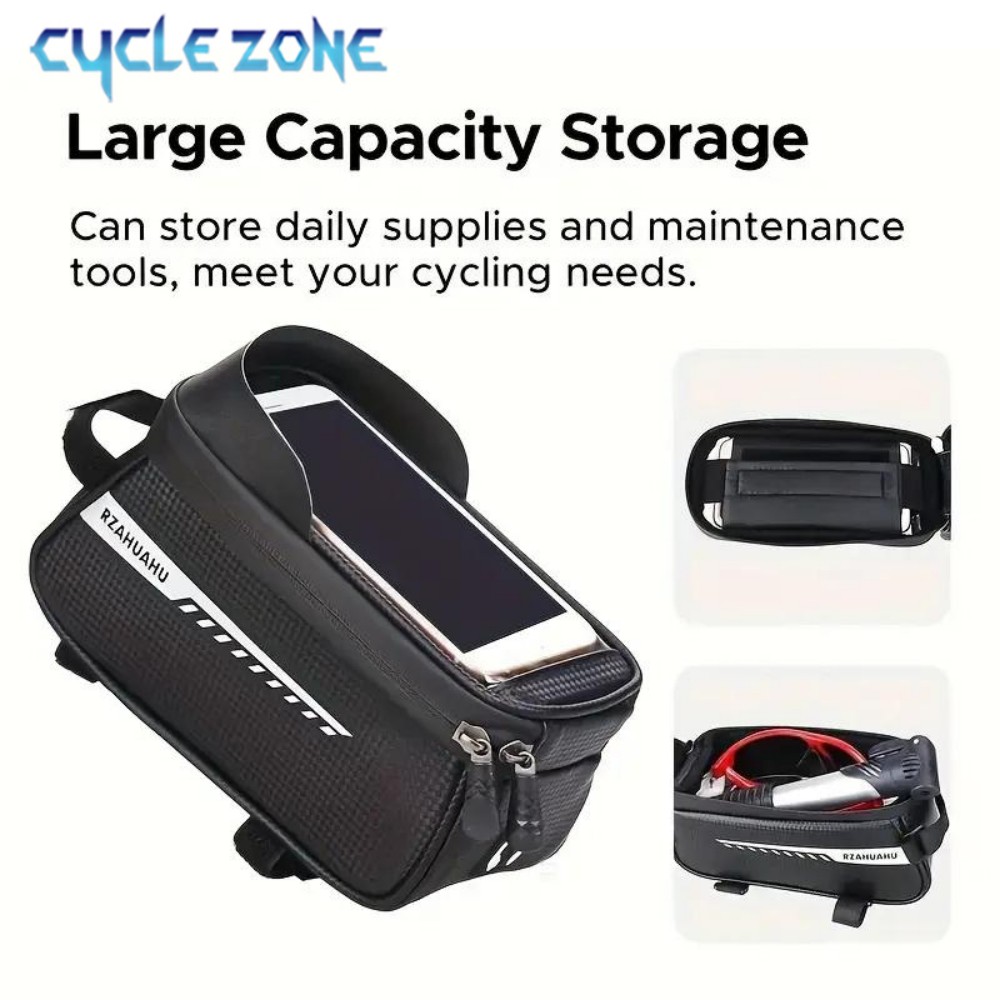 กระเป๋าติดจักรยานแบบติดท่อด้าน - Phone Zone Accessories & Repair Photos บทวิจารณ์และราคา