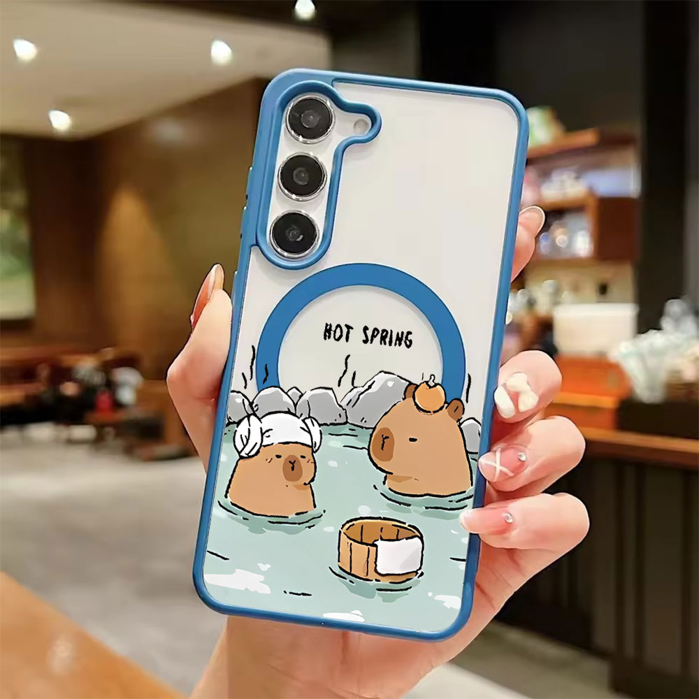 เคสโทรศัพท์แม่เหล็กใสลายคาปิบา - Phone Accessories Samsung บทวิจารณ์และราคา