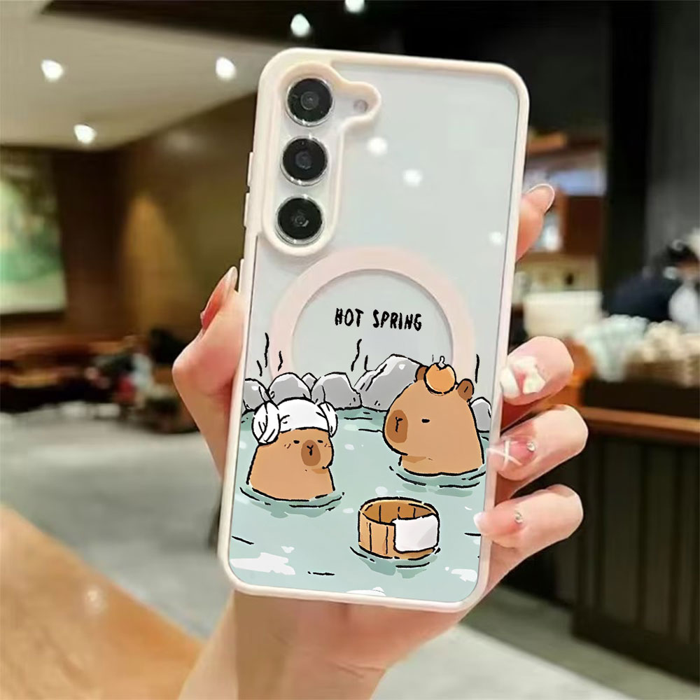 เคสโทรศัพท์แม่เหล็กใสลายคาปิบา - Phone Accessories Samsung บทวิจารณ์และราคา