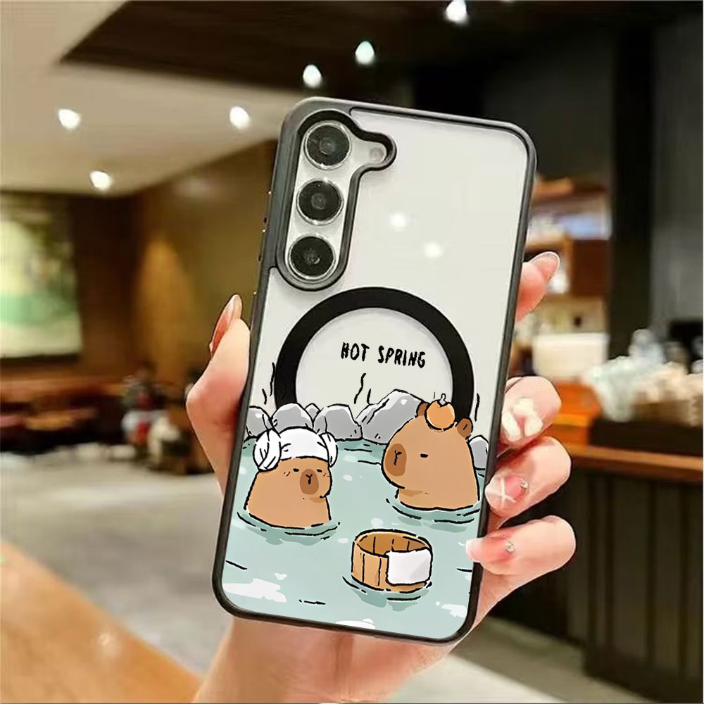 เคสโทรศัพท์แม่เหล็กใสลายคาปิบา - Phone Accessories Samsung บทวิจารณ์และราคา