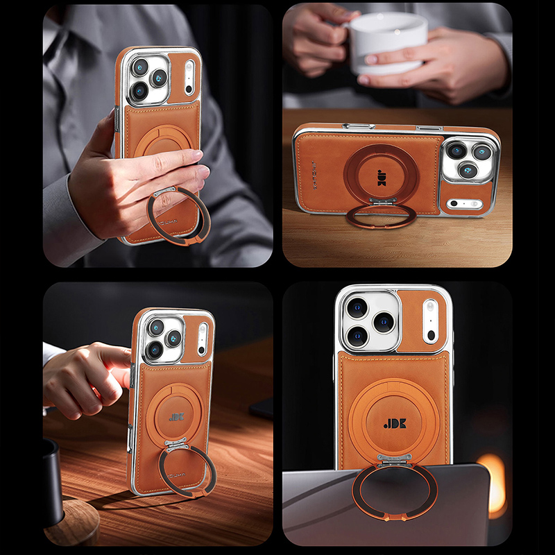 เคสโทรศัพท์หนังหรูหราพร้อมขาตั - Phone Accessories Popsocket บทวิจารณ์และราคา